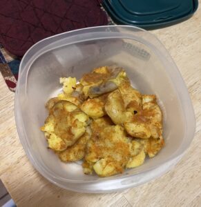 smashed potatoes