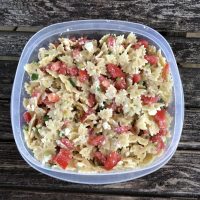 feta veggie pasta salad